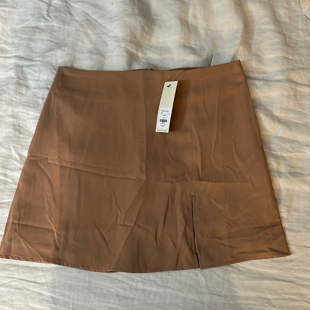 HYFVE Brown A-line Mini Skirt Casual
